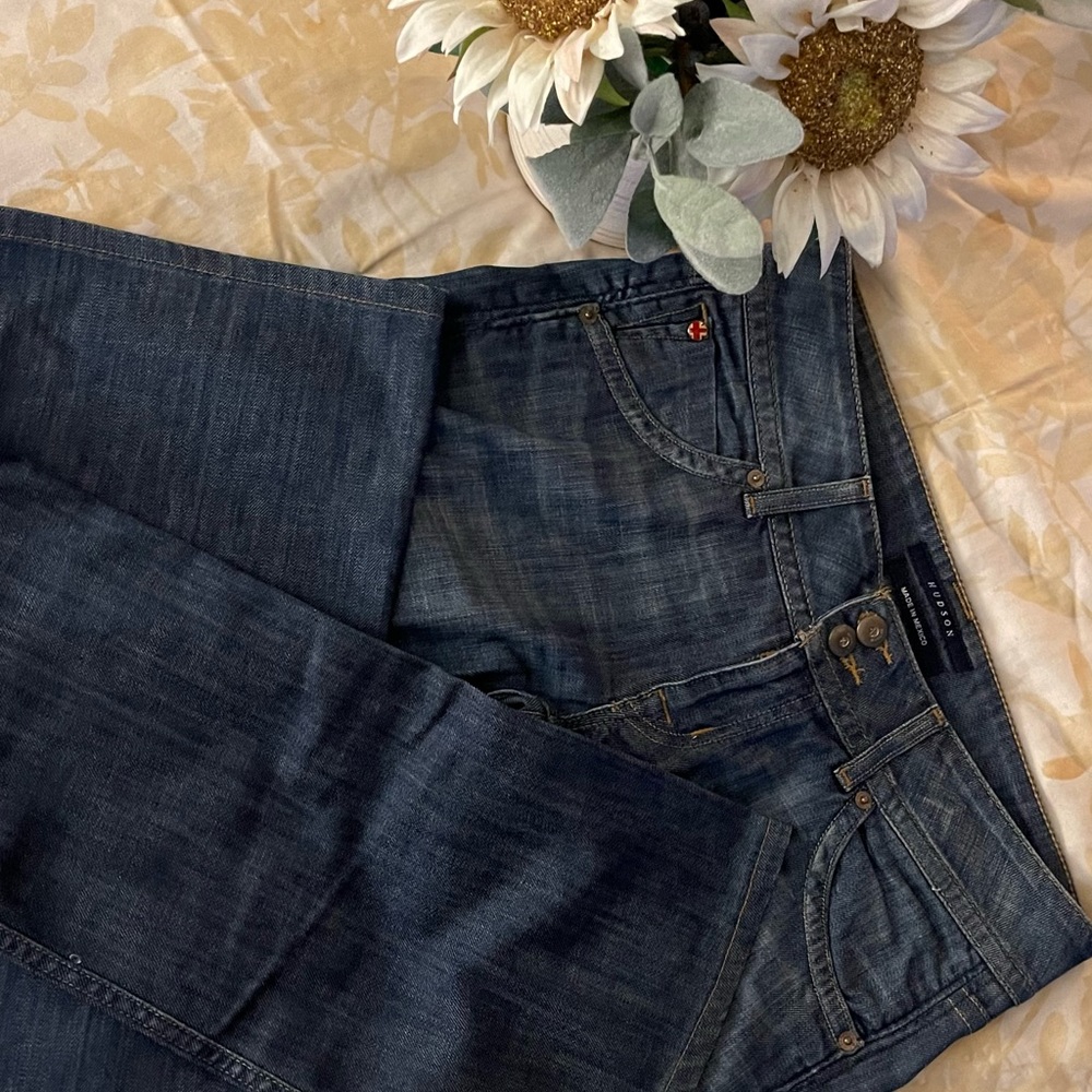 Hudson Bootcut Dark Wash Jeans size 28.